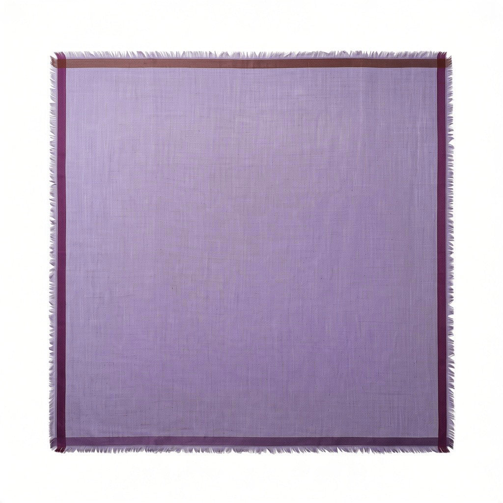 LORO PIANA PURPLE SCARF