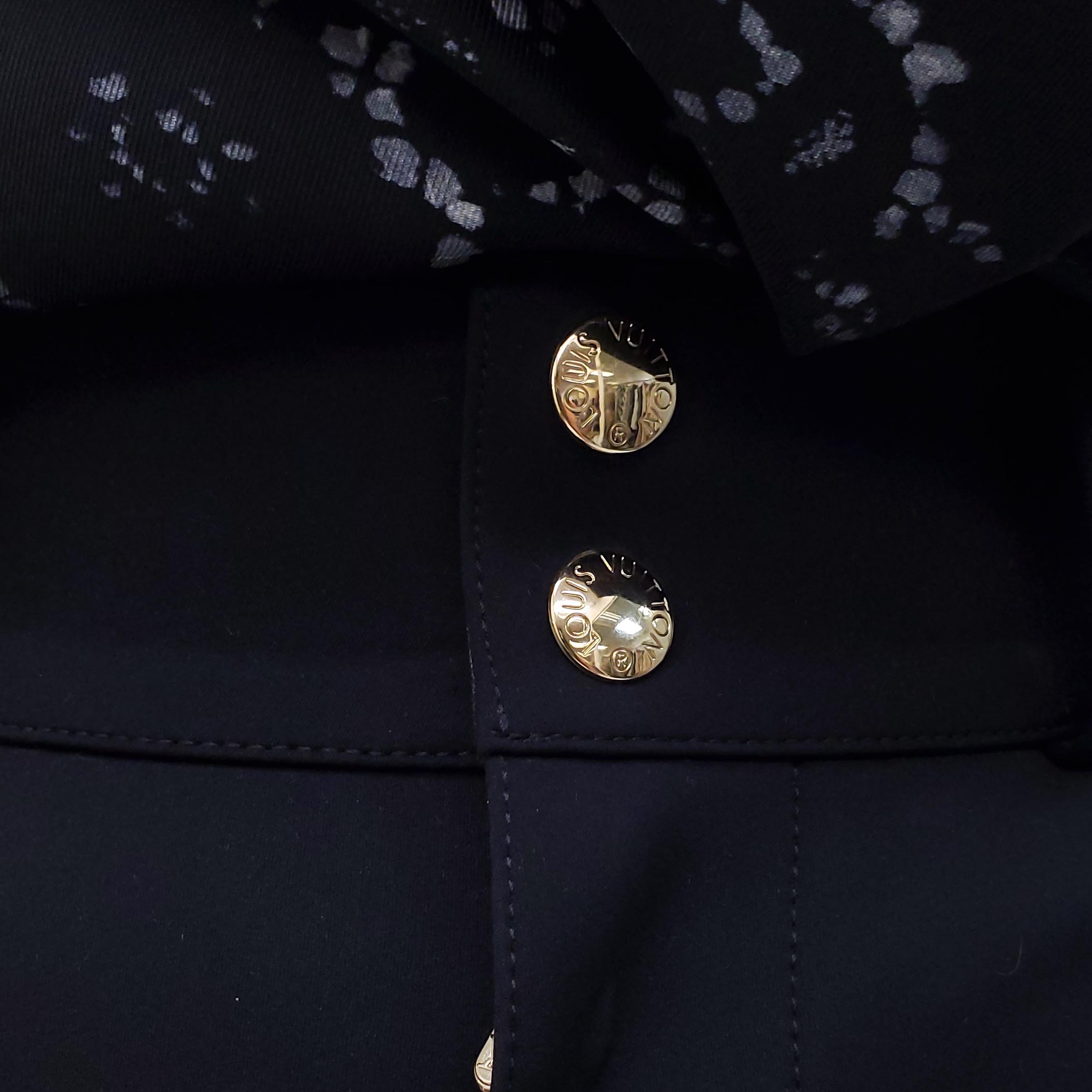 LOUIS VUITTON BLACK CARGO TROUSERS - SIZE 34