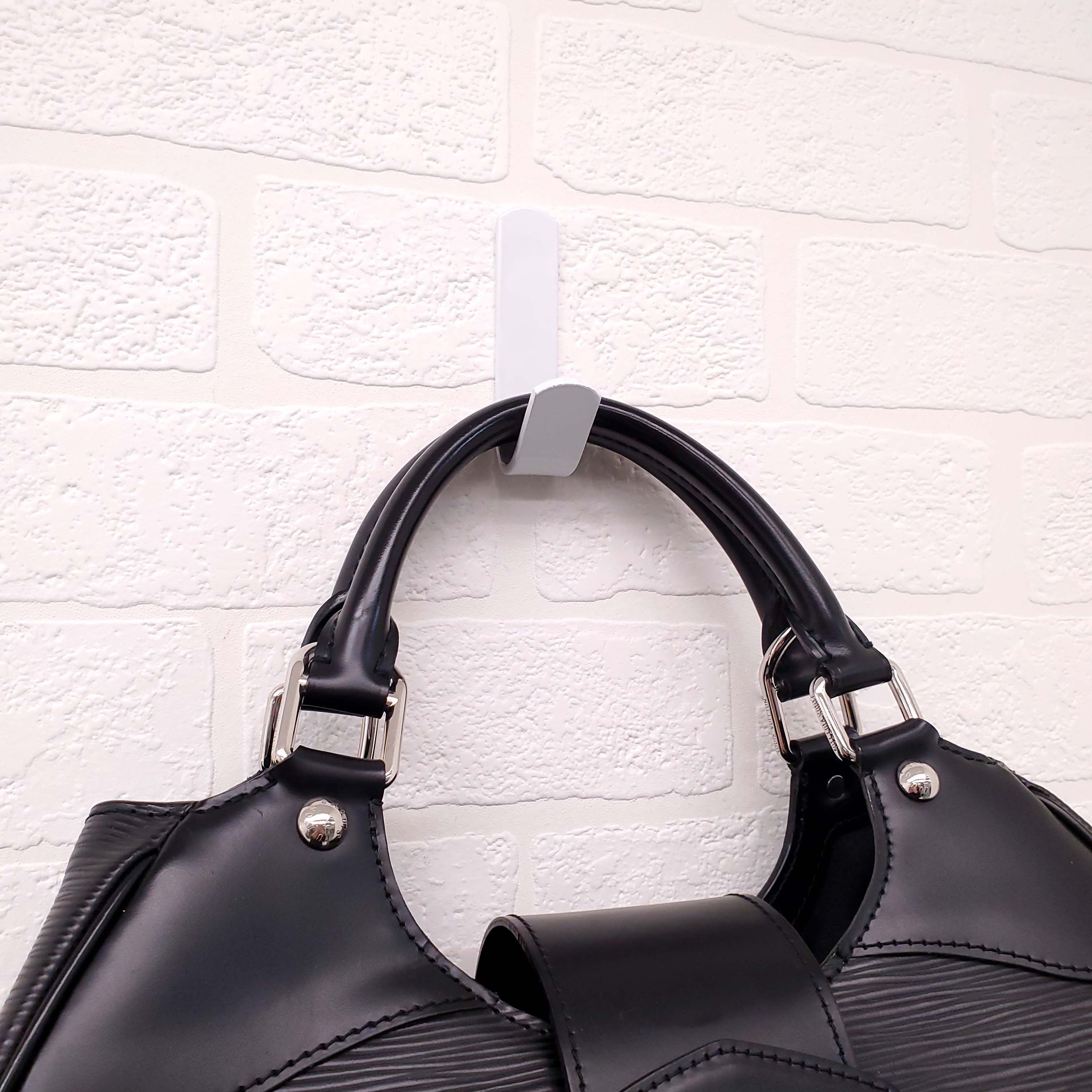 LOUIS VUITTON BLACK EPI LEATHER MONTAIGNE BAG