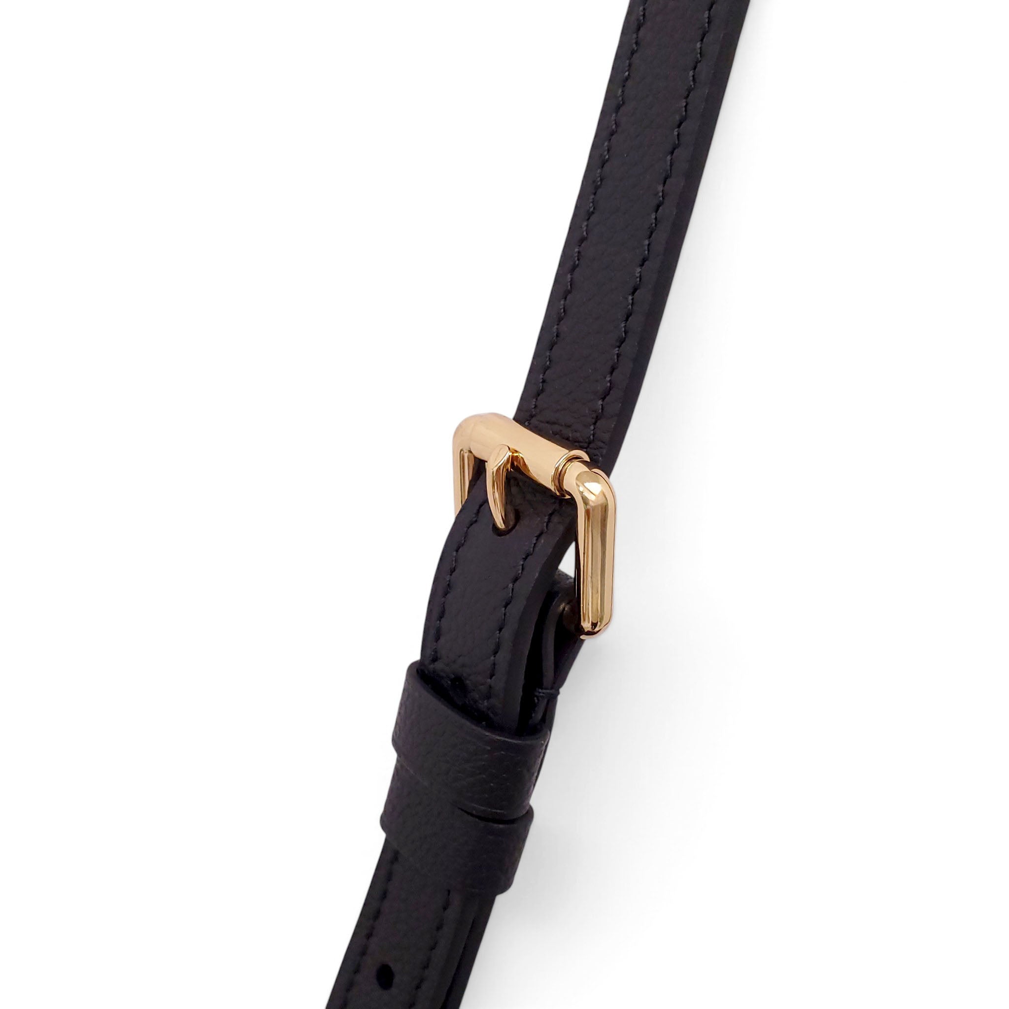 LOUIS VUITTON BLACK METIS BAG