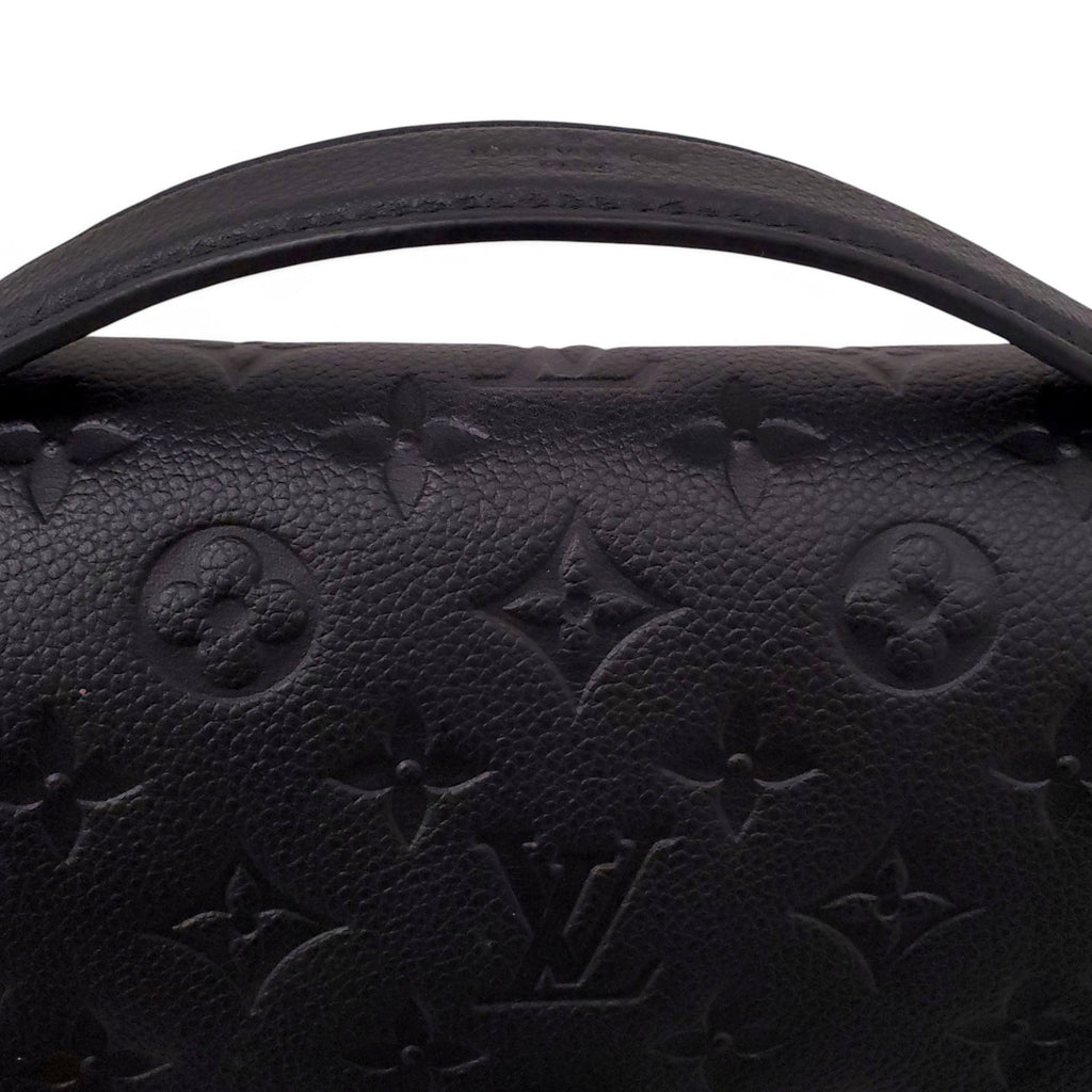 LOUIS VUITTON BLACK METIS BAG