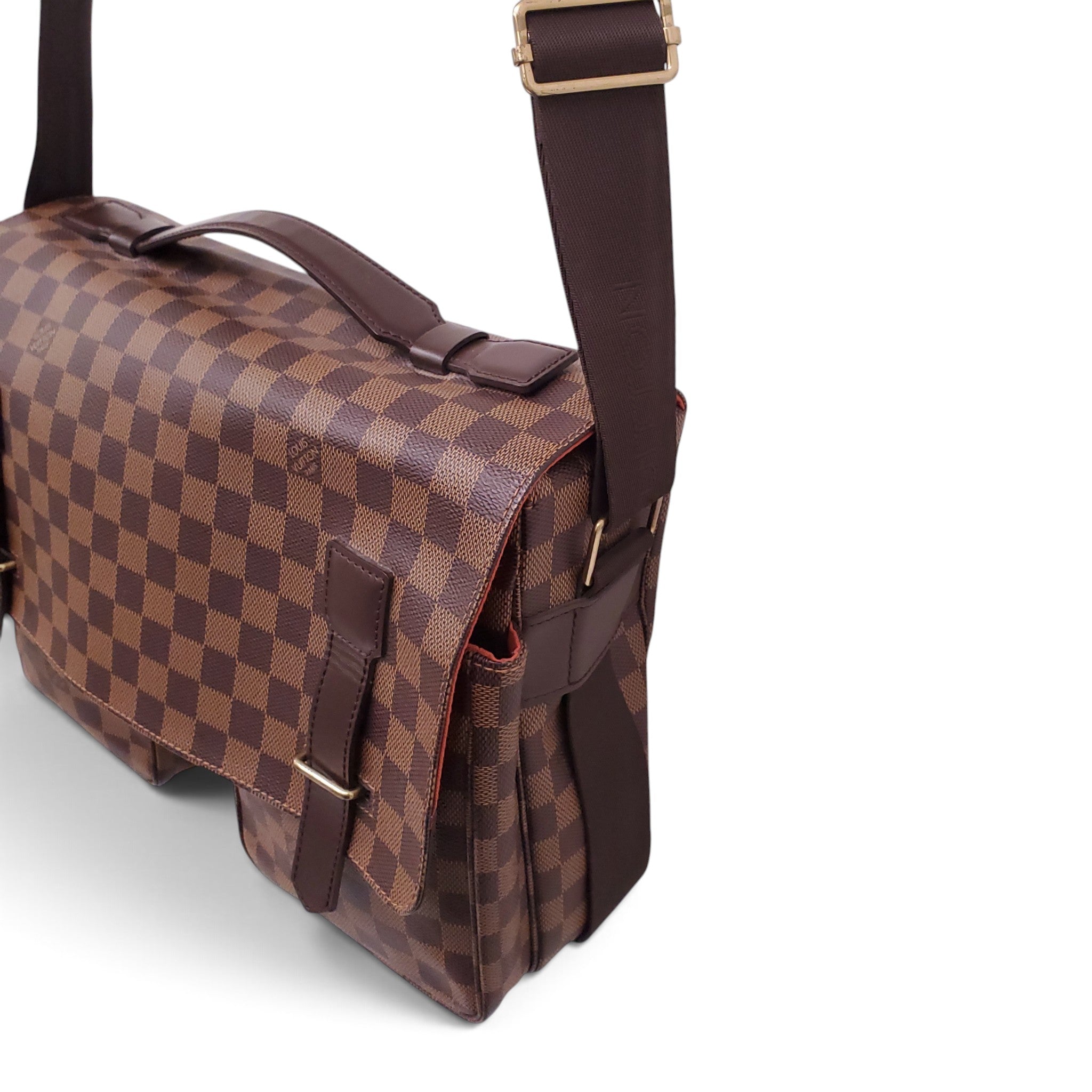 LOUIS VUITTON DAMIER EBENE BROADWAY MESSENGER BAG