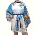 LOUIS VUITTON GRAPHIC LOGO DRESS WITH BELT - SIZE M