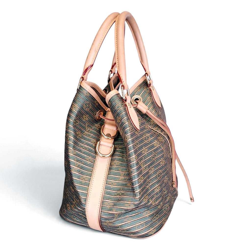LOUIS VUITTON LV MONOGRAM EDEN BUCKET BAG WITH STRAP