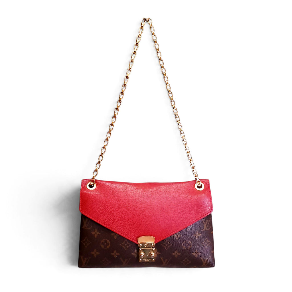 LOUIS VUITTON MONOGRAM PALLAS CHAIN SHOULDER BAG