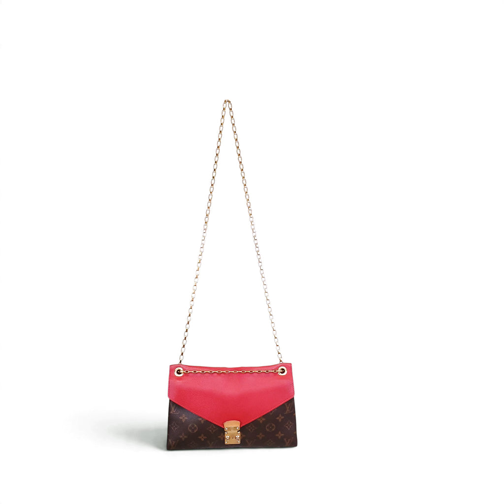 LOUIS VUITTON MONOGRAM PALLAS CHAIN SHOULDER BAG