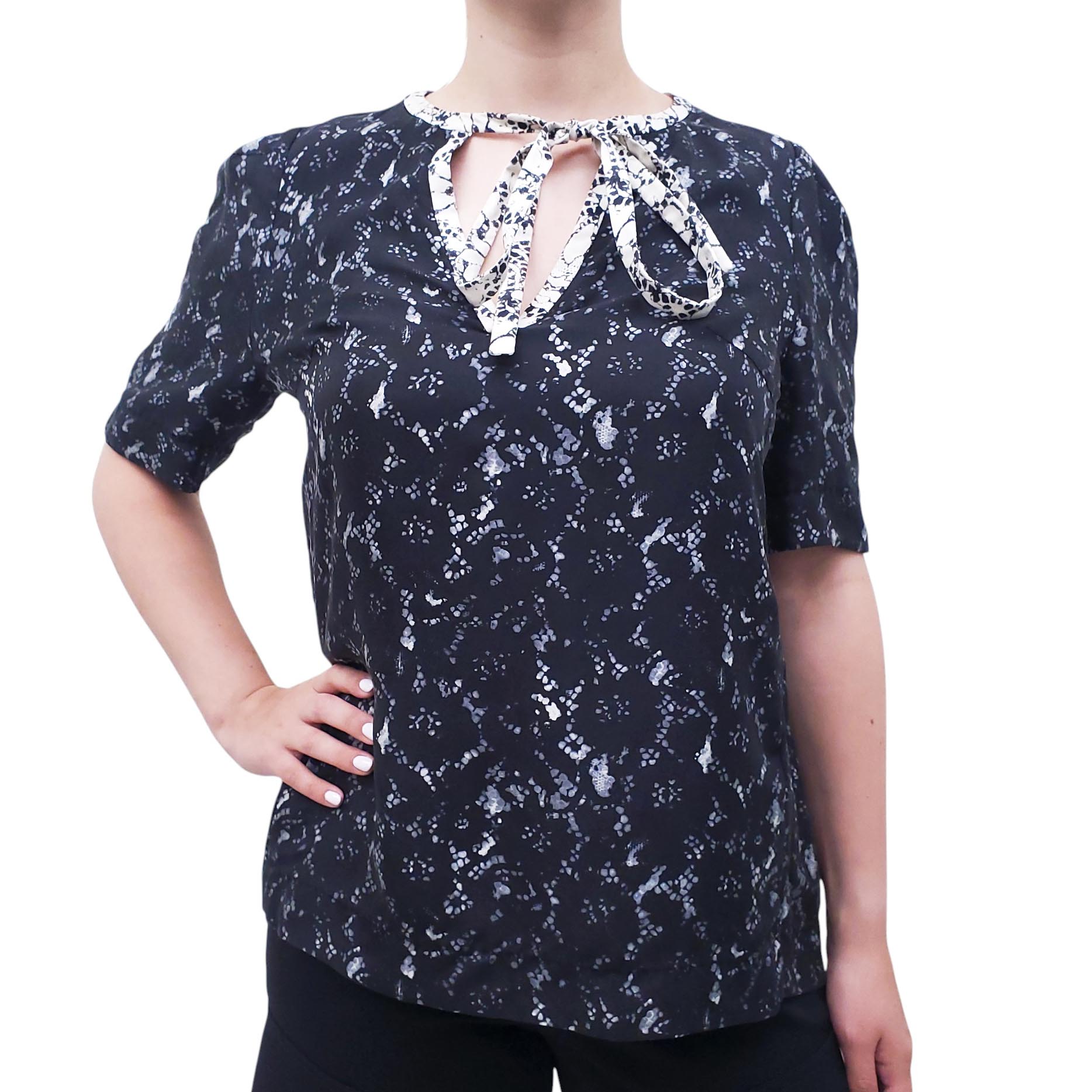 LOUIS VUITTON PATTERNED BLOUSE - SIZE 42