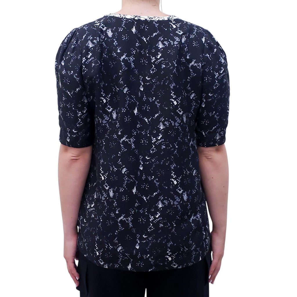 LOUIS VUITTON PATTERNED BLOUSE - SIZE 42
