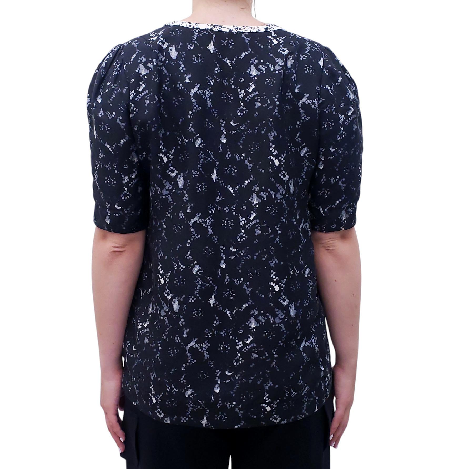 LOUIS VUITTON PATTERNED BLOUSE - SIZE 42