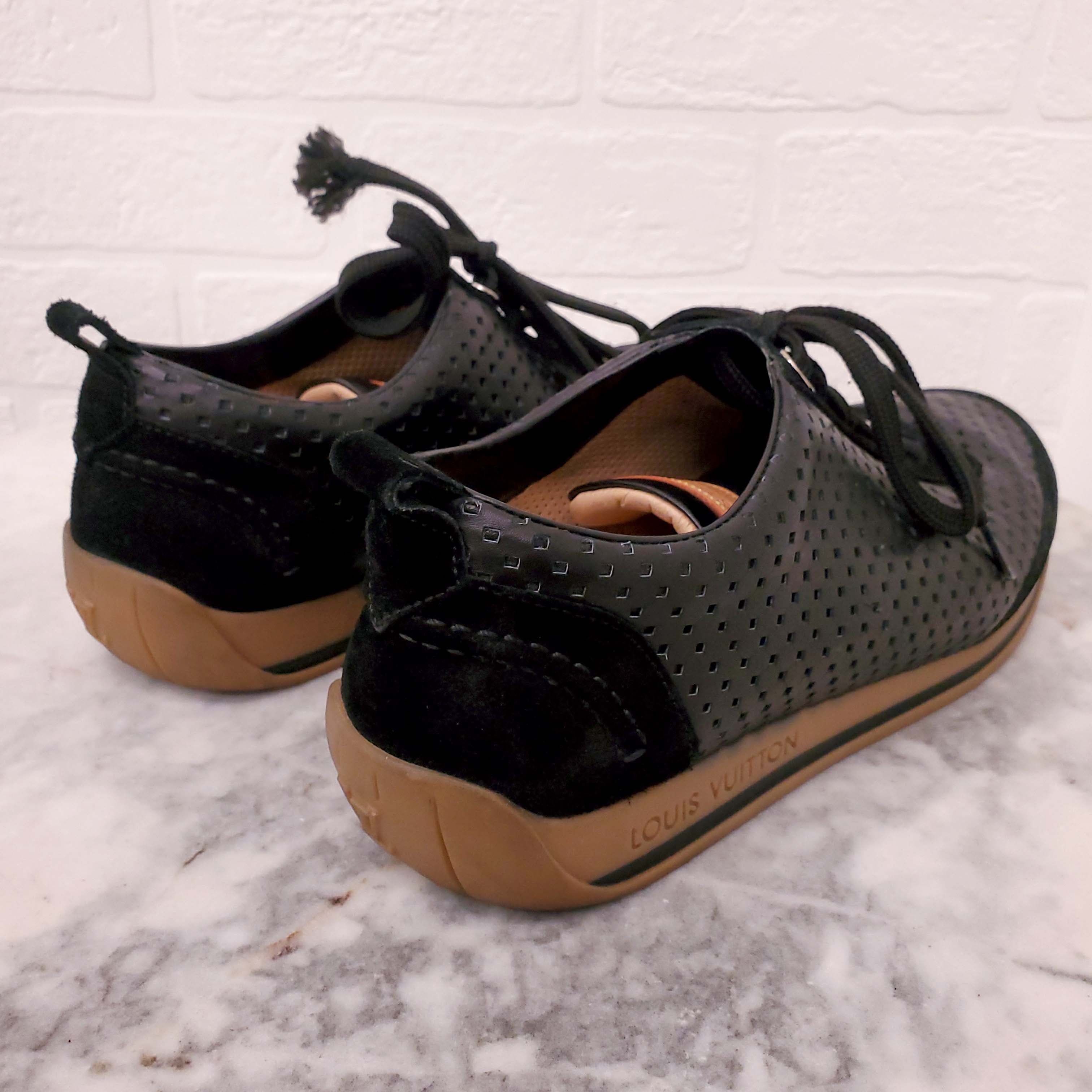 LOUIS VUITTON PERFORATED SNEAKERS - SIZE 36