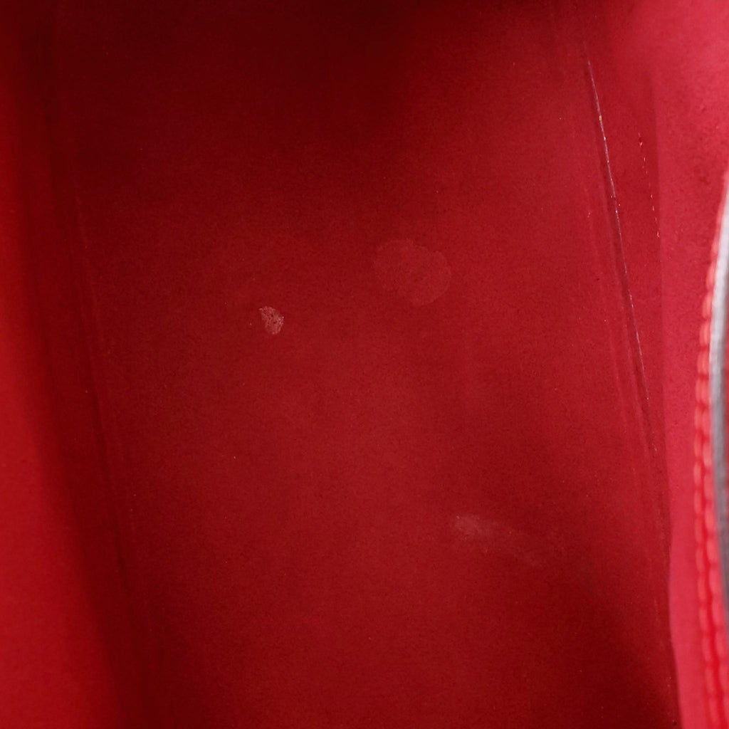 LOUIS VUITTON RED EPI LEATHER ALMA BAG