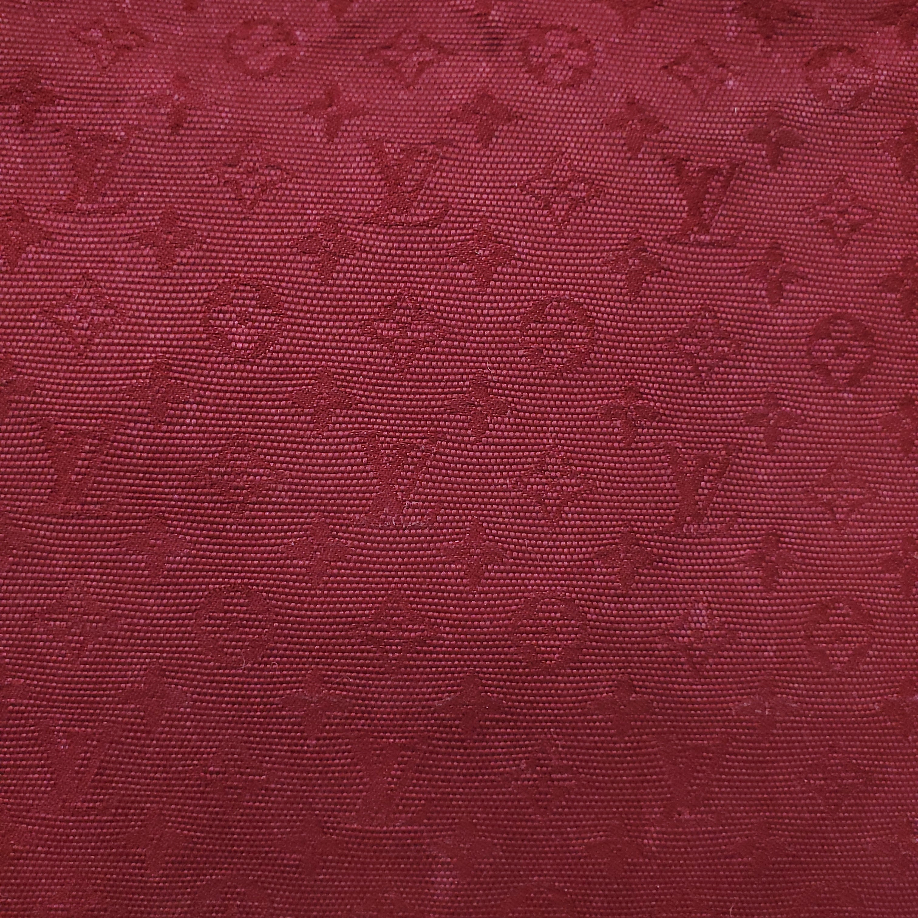 LOUIS VUITTON VINTAGE BURGUNDY MONOGRAM 'ALMA' BAG