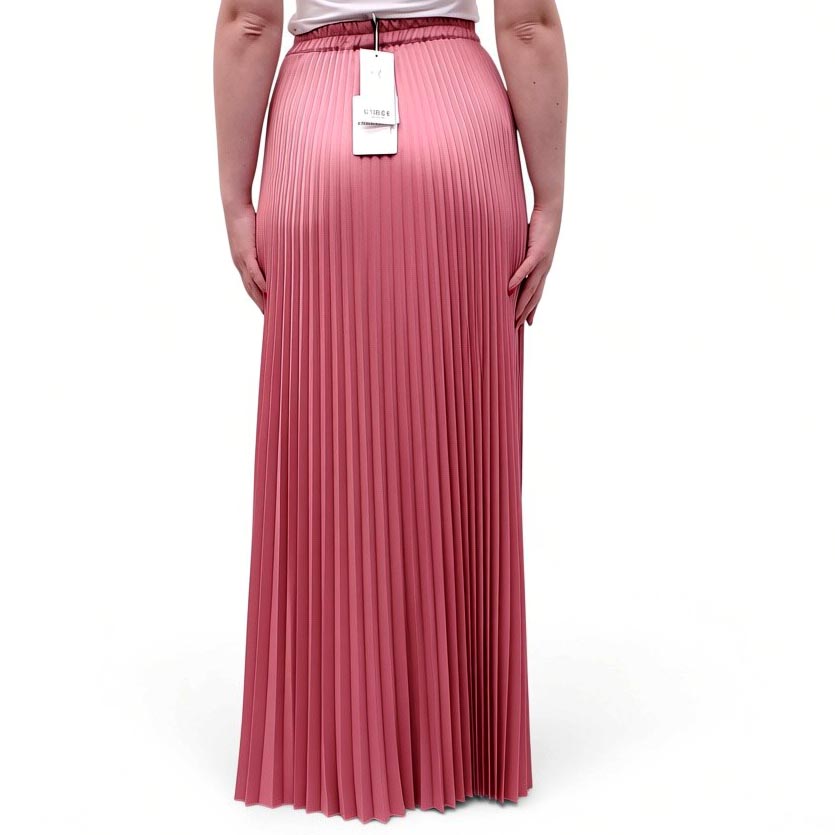 L'IDÉE PINK PLEATED SKIRT - SIZE 10