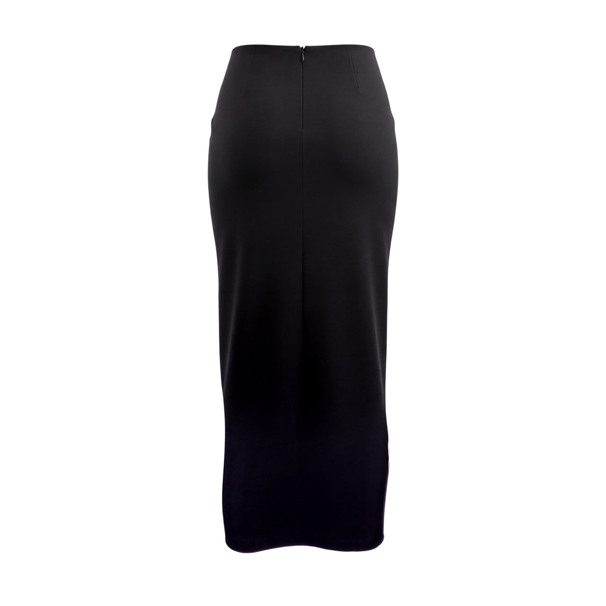MAGDA BUTRYM BLACK FLORAL MAXI SKIRT WITH ROSETTE DETAIL -  SIZE US 6 (EU 38)