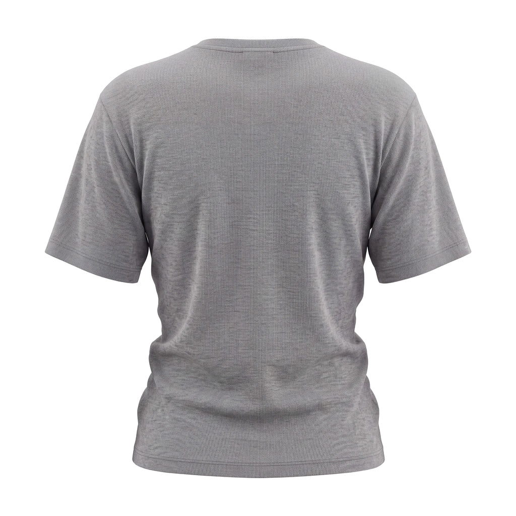 MAGDA BUTRYM GREY ROSETTE KNOT TOP - SIZE US 4 (EU 36)