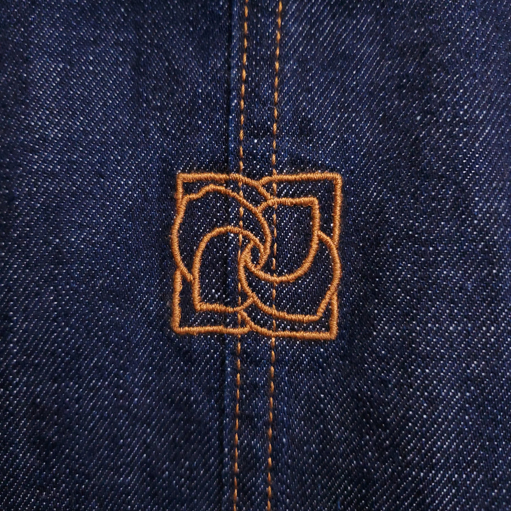MAGDA BUTRYM OVERSIZED DENIM BOMBER JACKET - SIZE US 6 (EU 38)
