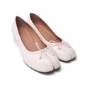 MAISON MARGIELA BALLERINA TABI IN CREAM - SIZE 40