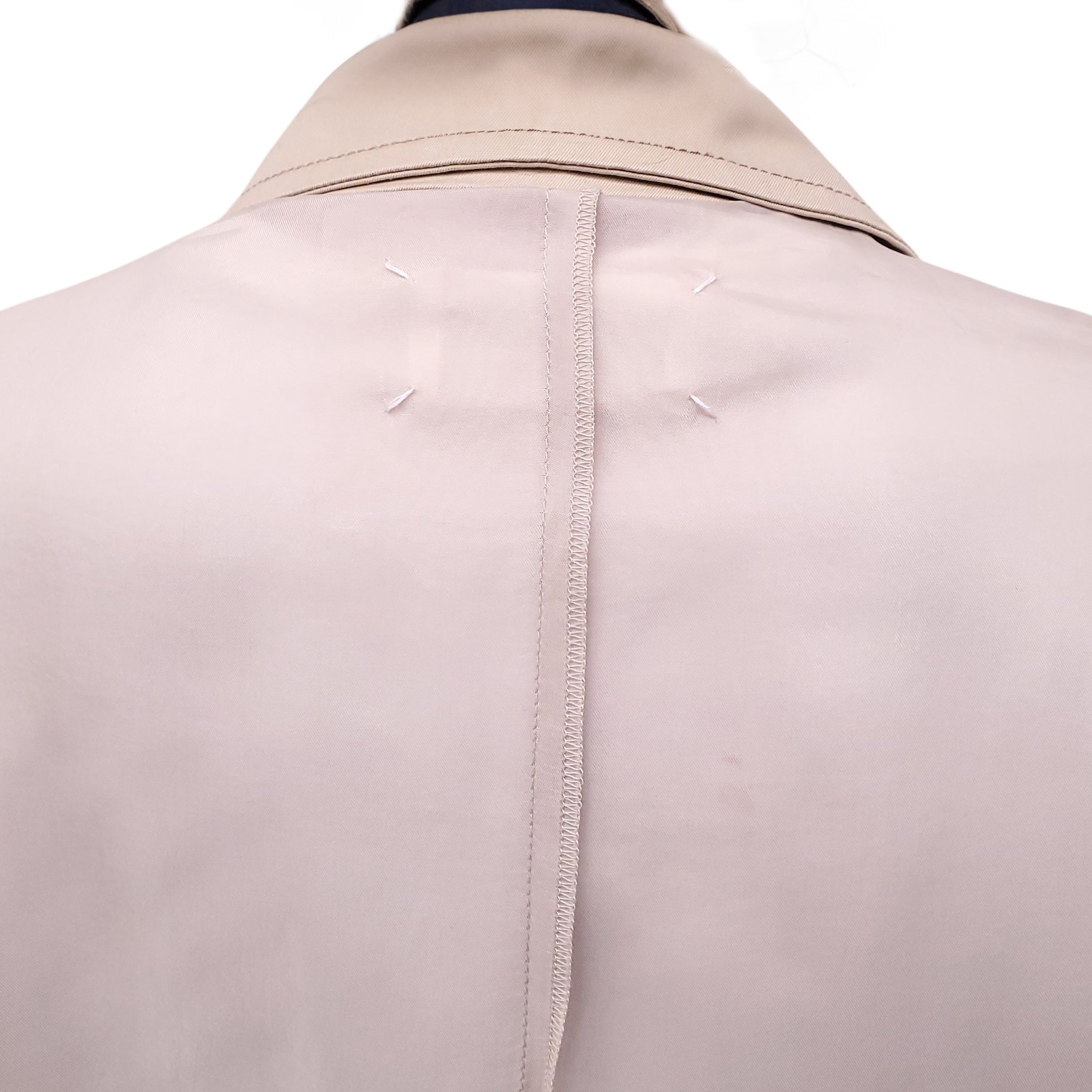 MAISON MARGIELA DECONSTRUCTED TRENCH COAT WITH SHEER DETAIL - SIZE 42