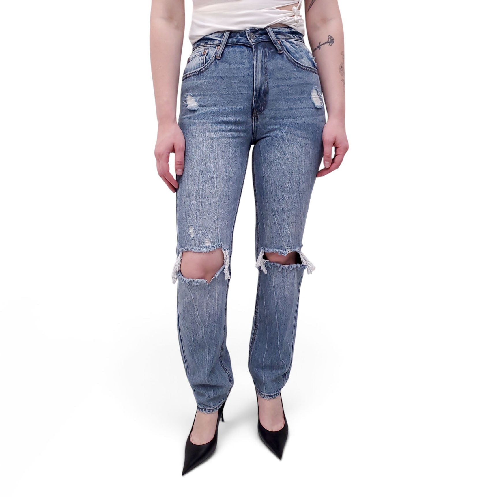 MAISON MARGIELA DISTRESSED DENIM - SIZE 25