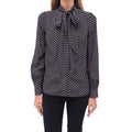 MARC JACOBS BLACK POLKA DOT BLOUSE - SIZE S