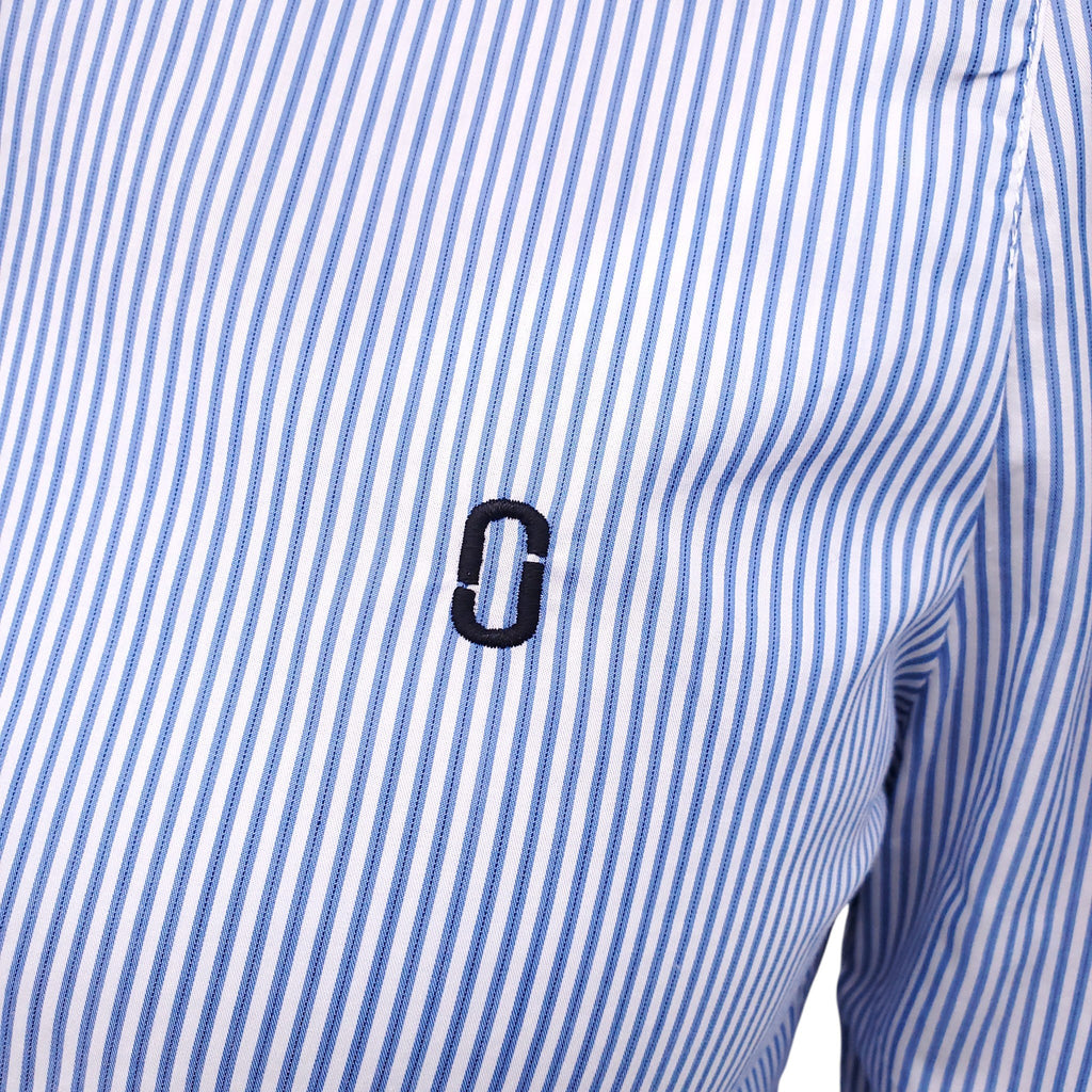MARC JACOBS PINSTRIPE BLOUSE - SIZE 2