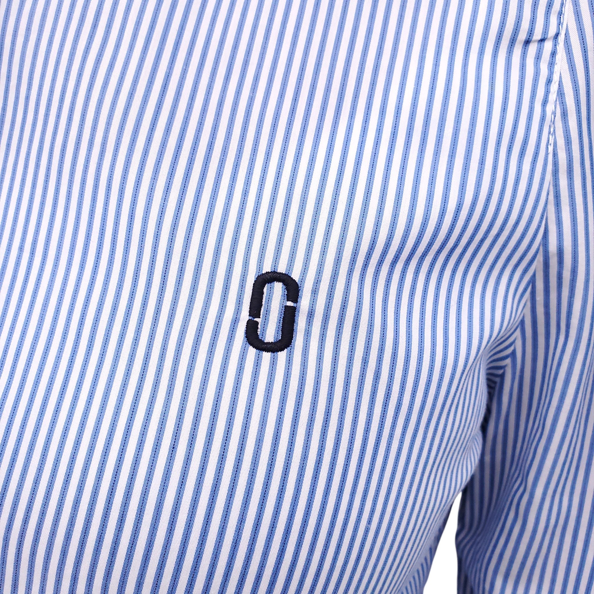 MARC JACOBS PINSTRIPE BLOUSE - SIZE 2