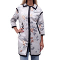 MARC JACOBS RUNWAY LIGHT BLUE METALLIC PATTERNED JACKET - SIZE 4