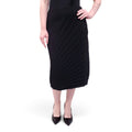 MARCO DE VINCENZO BLACK SKIRT - SIZE 44