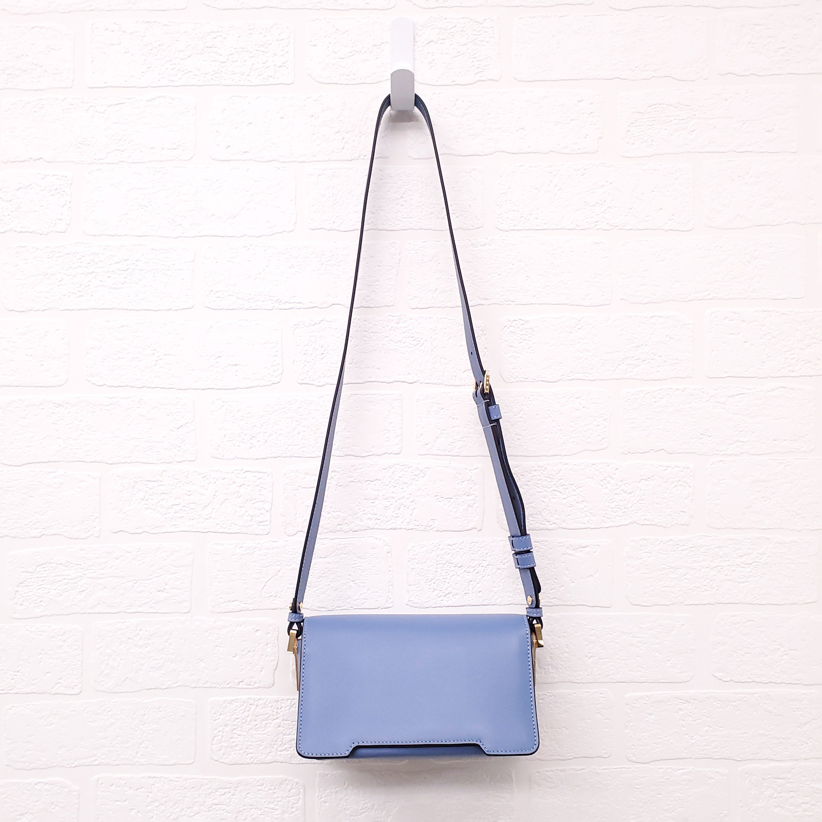 MARNI BLUE TRUNKAROO MINI SHOULDER BAG
