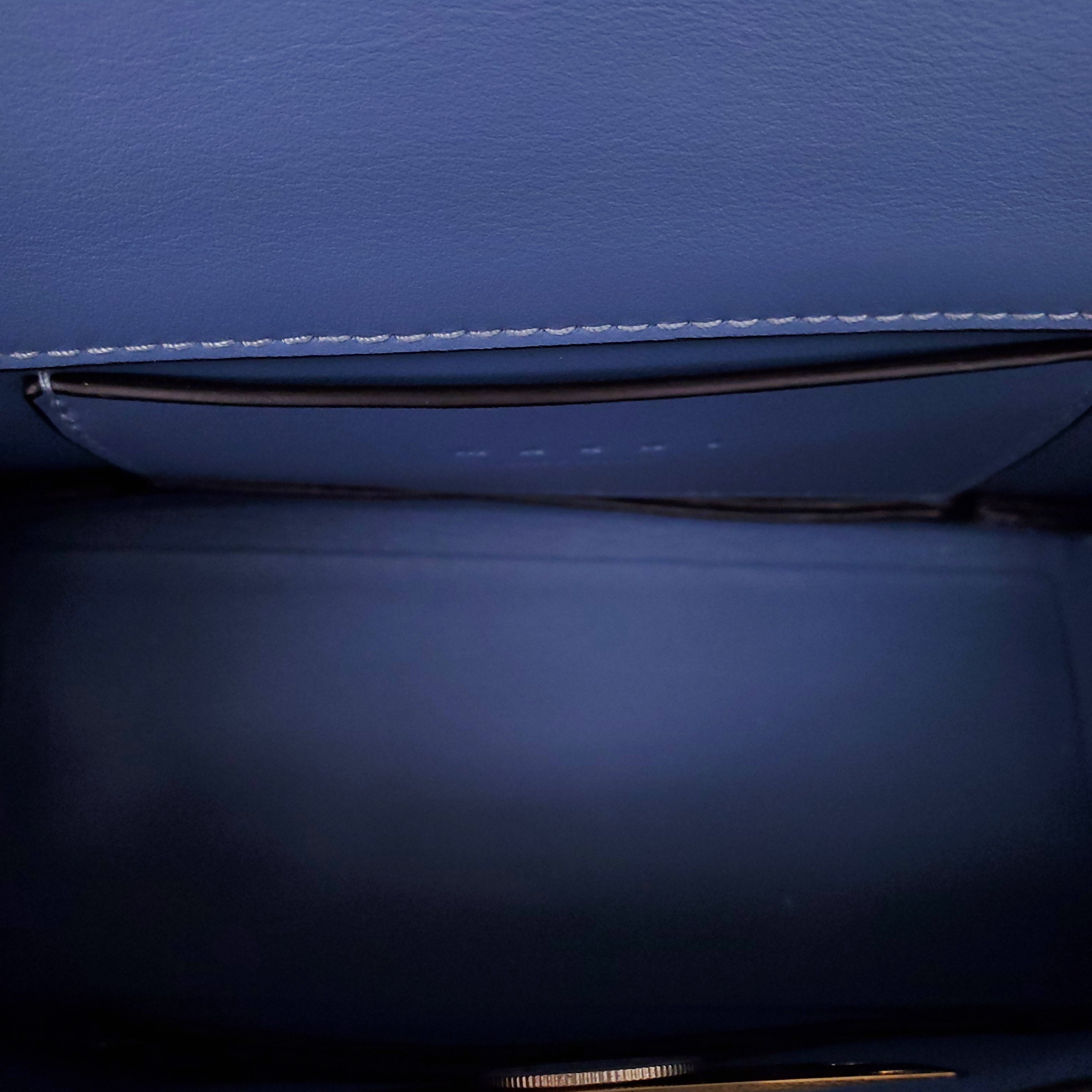 MARNI BLUE TRUNKAROO MINI SHOULDER BAG