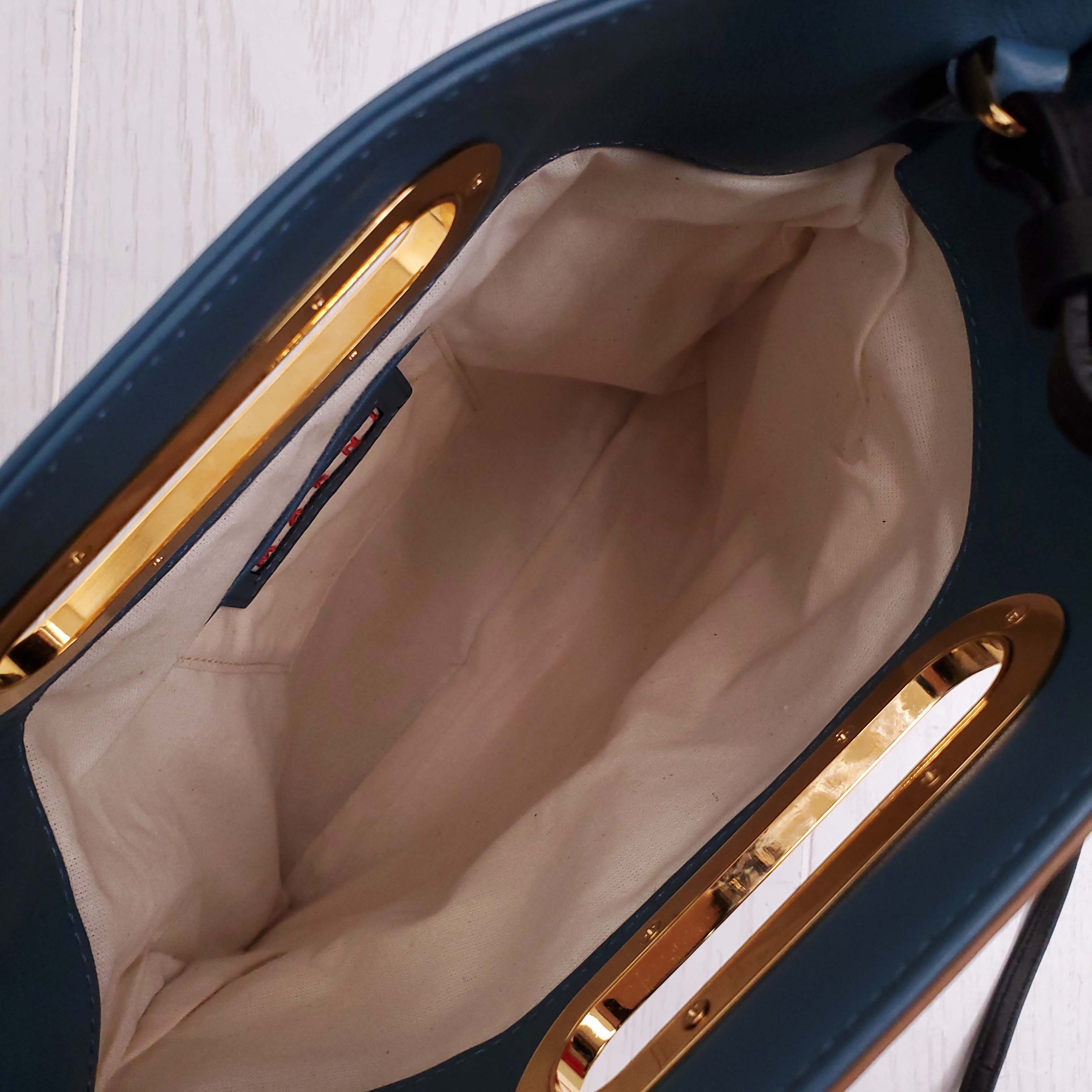 MARNI MULTI-COLOUR LEATHER HANDLE BAG