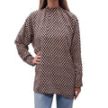MARNI PATTERNED SILK TUNIC BLOUSE - SIZE 40