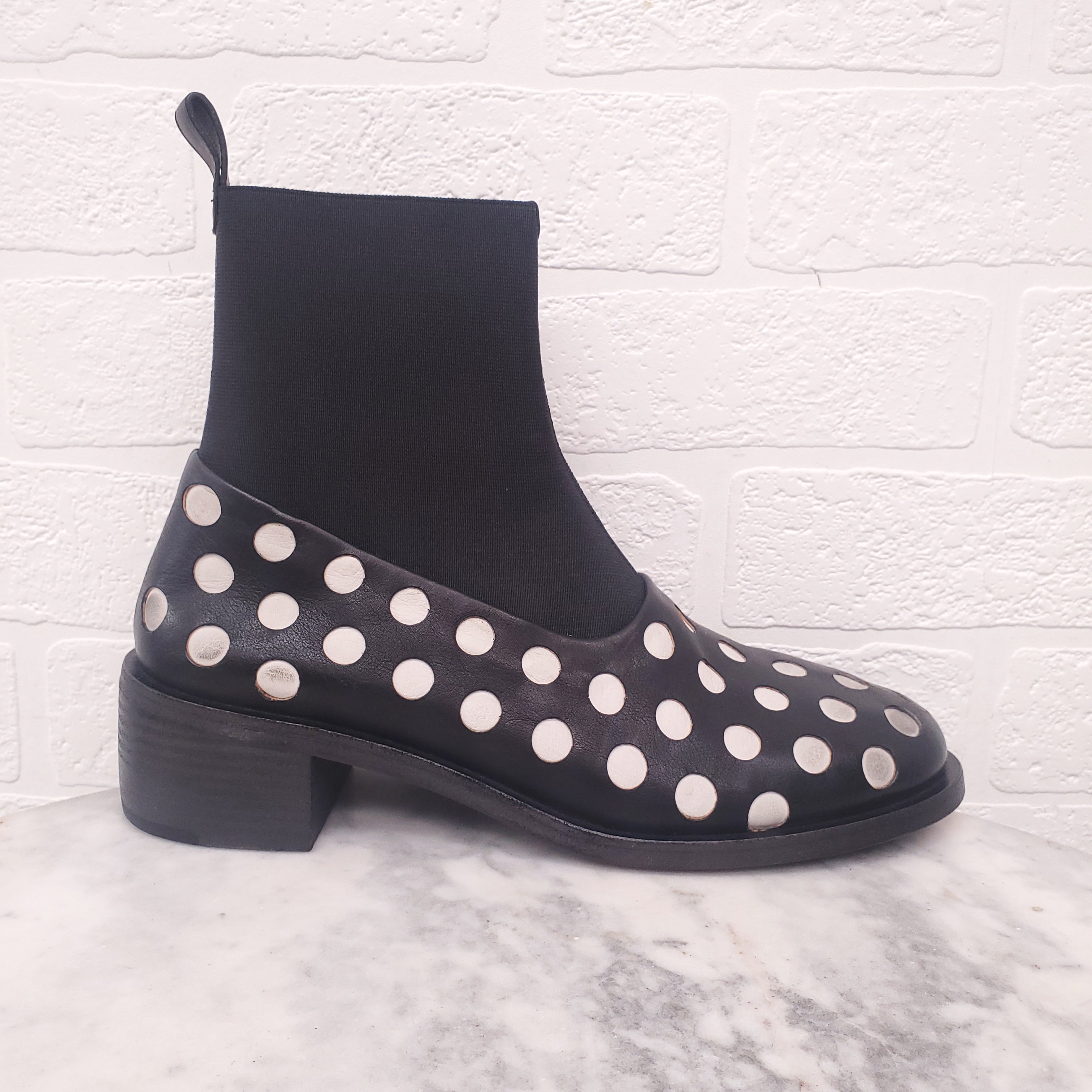 MARSÈLL POLKA DOT BOOTIES - SIZE 38.5