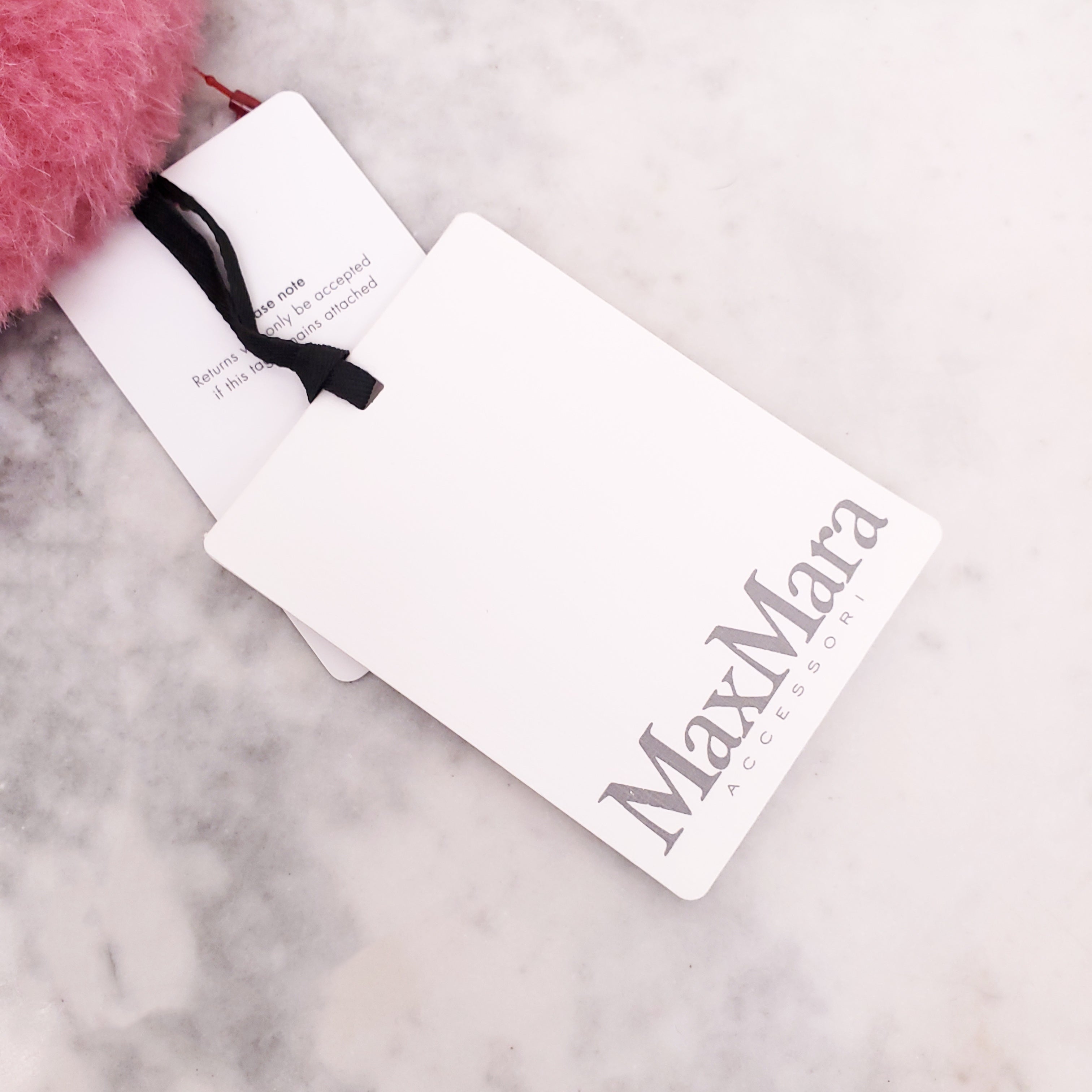 MAX MARA PINK TEDDY EARMUFFS AND GLOVES SET