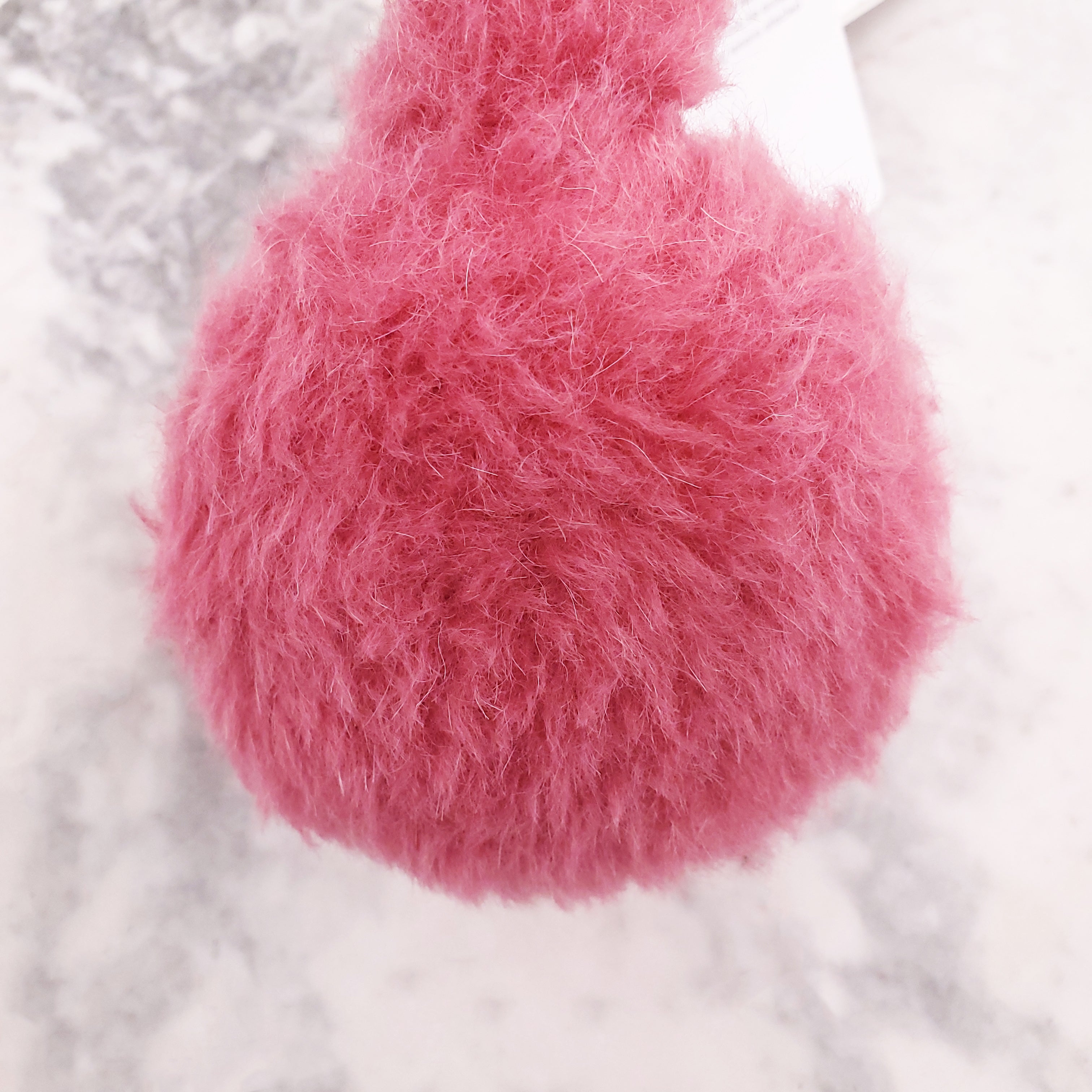 MAX MARA PINK TEDDY EARMUFFS AND GLOVES SET