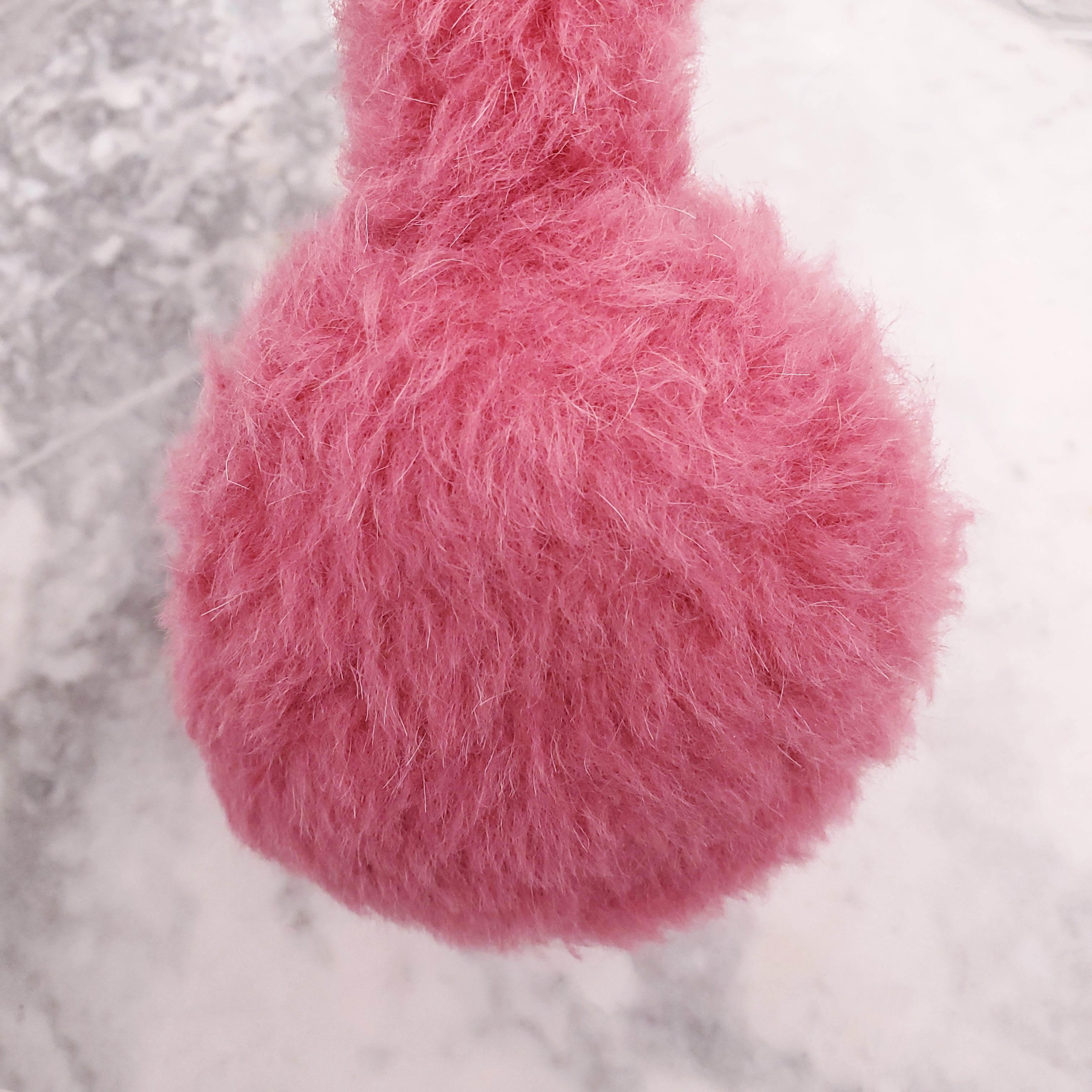 MAX MARA PINK TEDDY EARMUFFS AND GLOVES SET