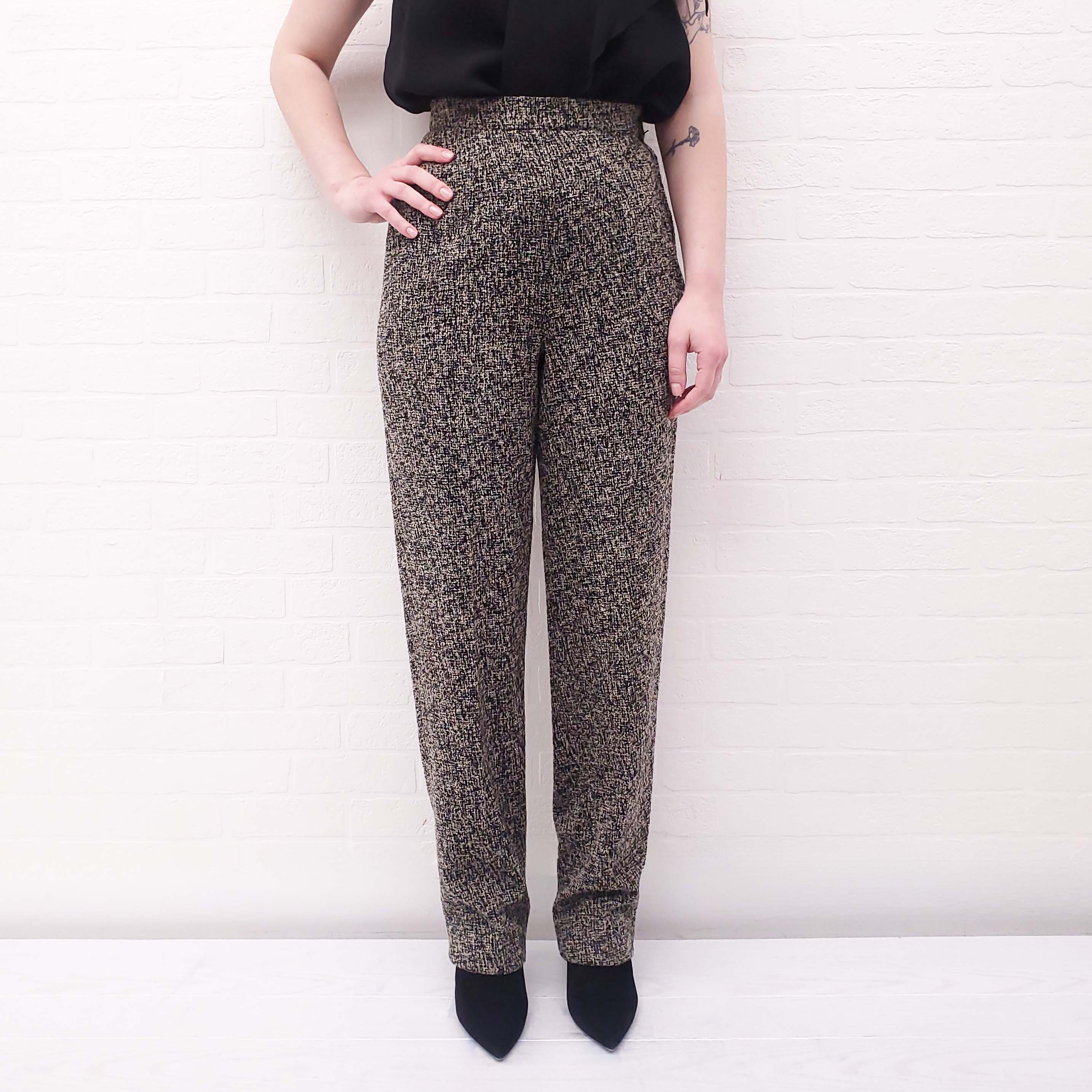 MAX MARA TWEED PANTS - SIZE 4
