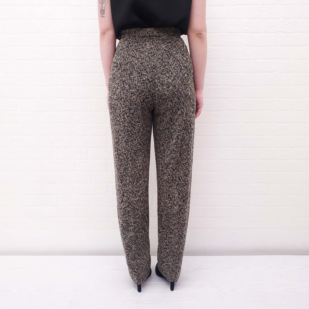 MAX MARA TWEED PANTS - SIZE 4