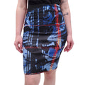 MCQ ALEXANDER MCQUEEN GRAPHIC PATTERNED SKIRT - SIZE S