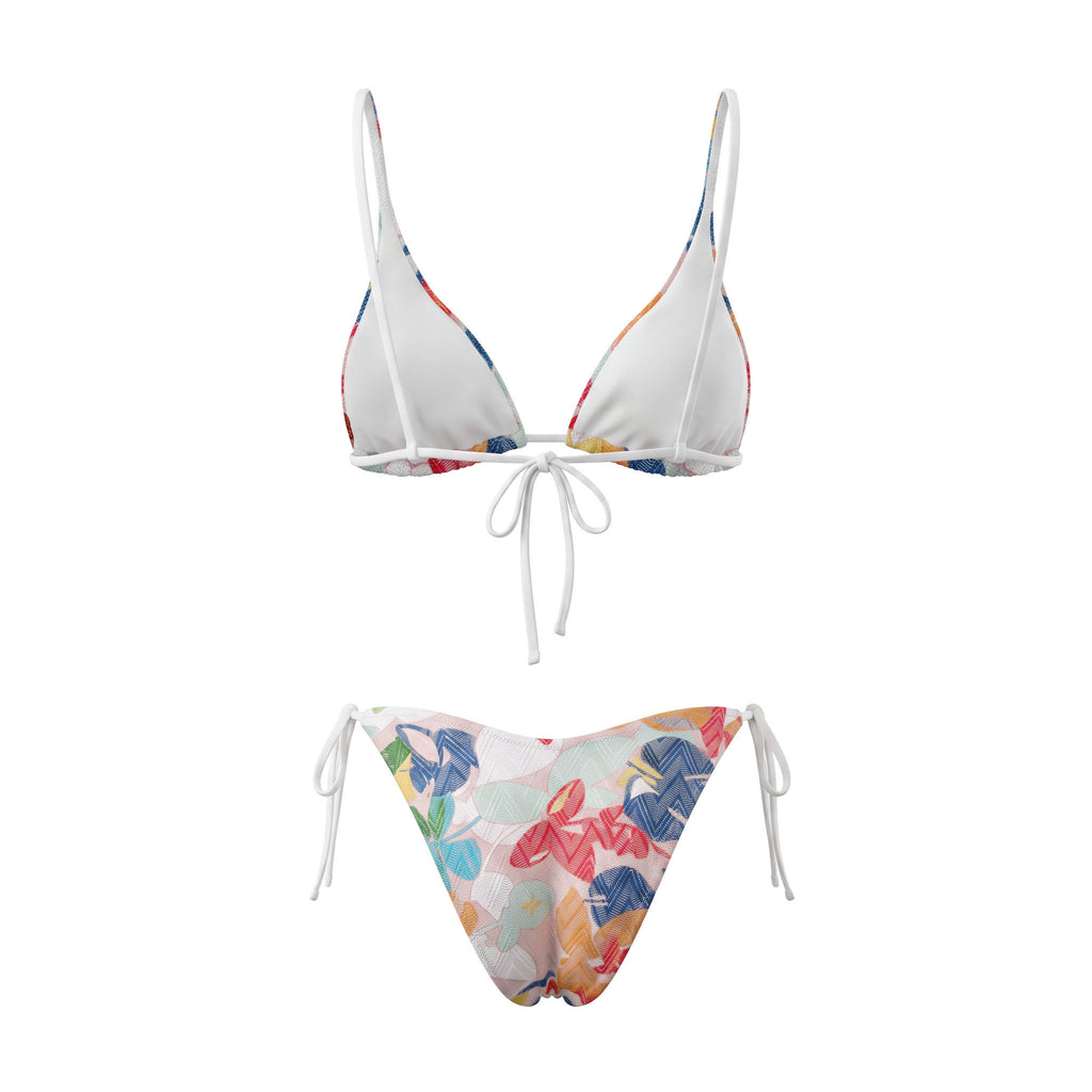 MISSONI MULTI PATTERNED BIKINI - SIZE 38
