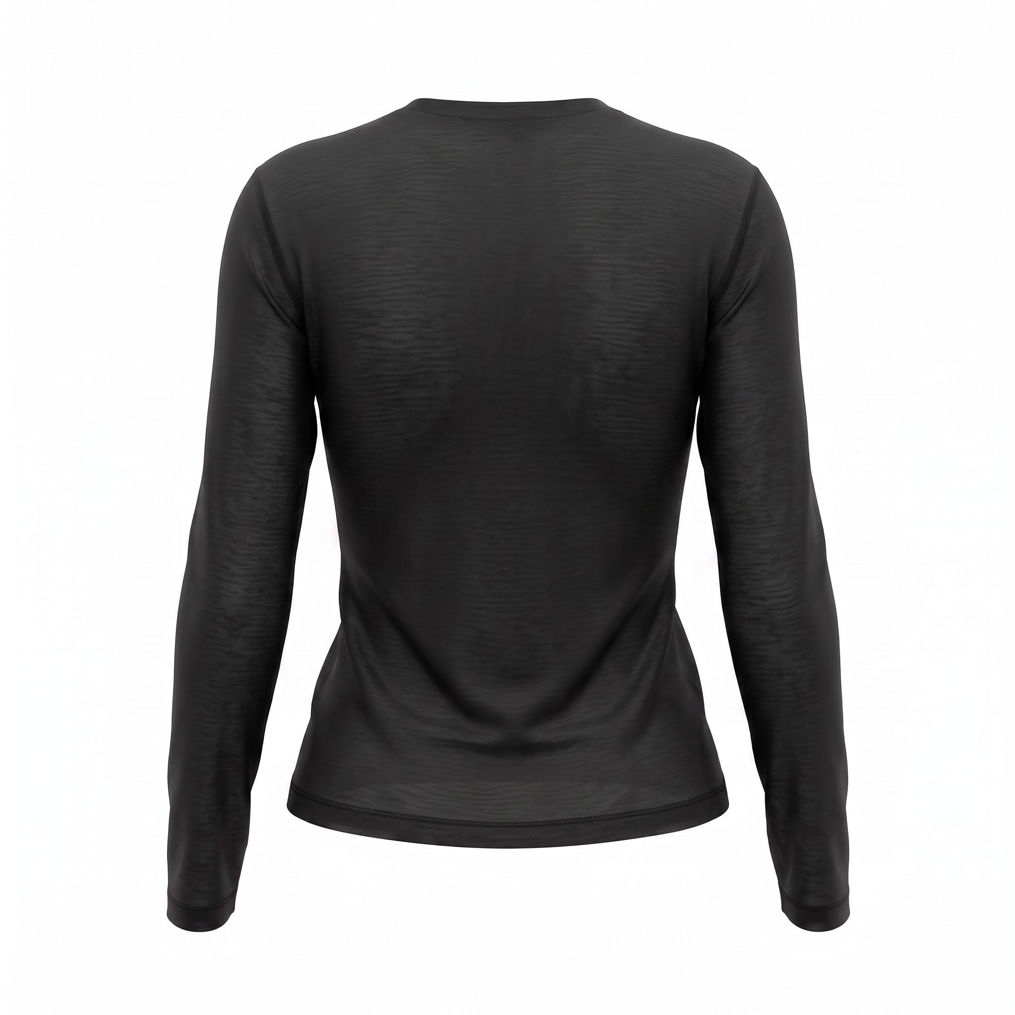MIU MIU BLACK LONG SLEEVE T-SHIRT - SIZE XS