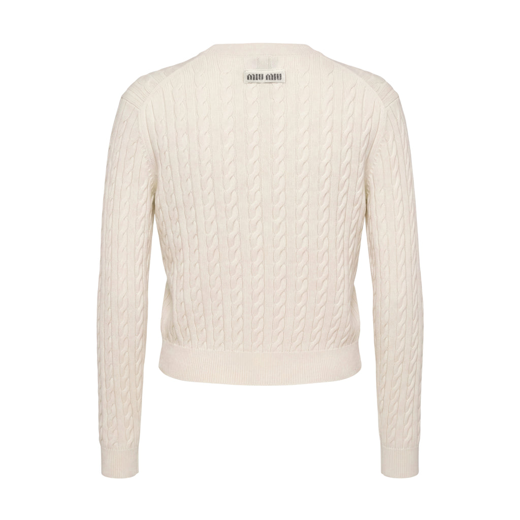 MIU MIU CASHMERE 2-PIECE CARDIGAN SET - SIZE 36