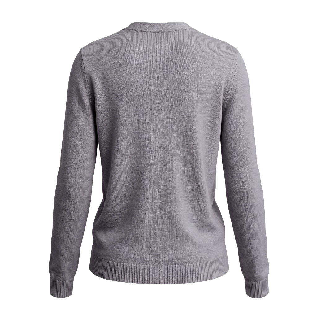 MIU MIU GREY CARDIGAN WITH CAT EMBROIDERY - SIZE 40