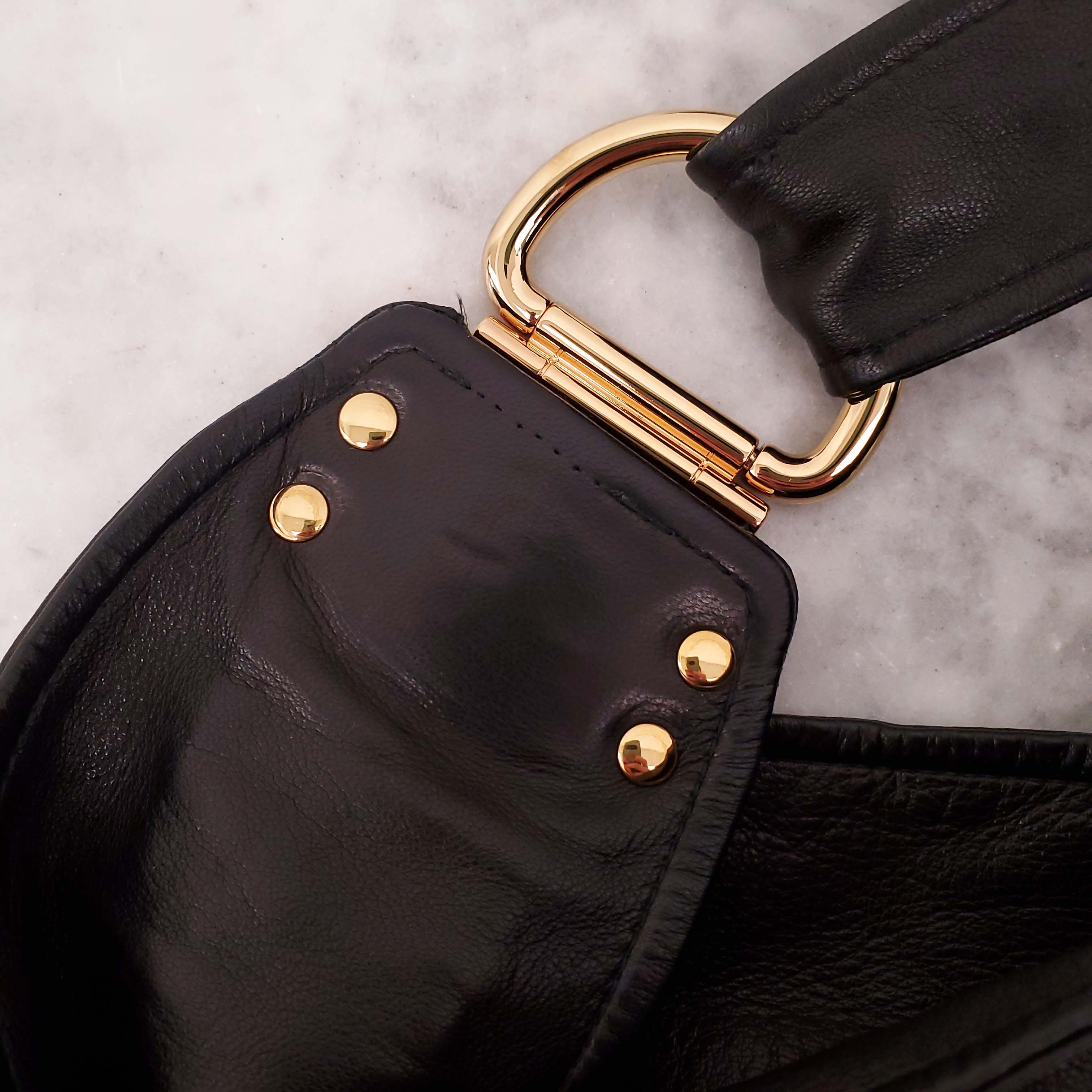 MIU MIU LARGE LEATHER BELT WITH TIE DETAIL - SIZE 70