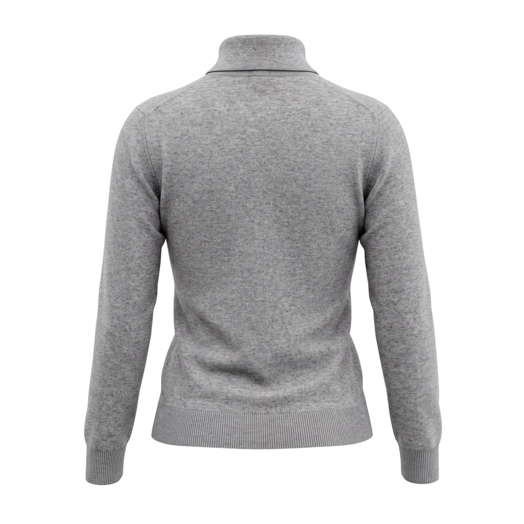 MIU MIU LOGO CASHMERE POLO CARDIGAN - SIZE 38