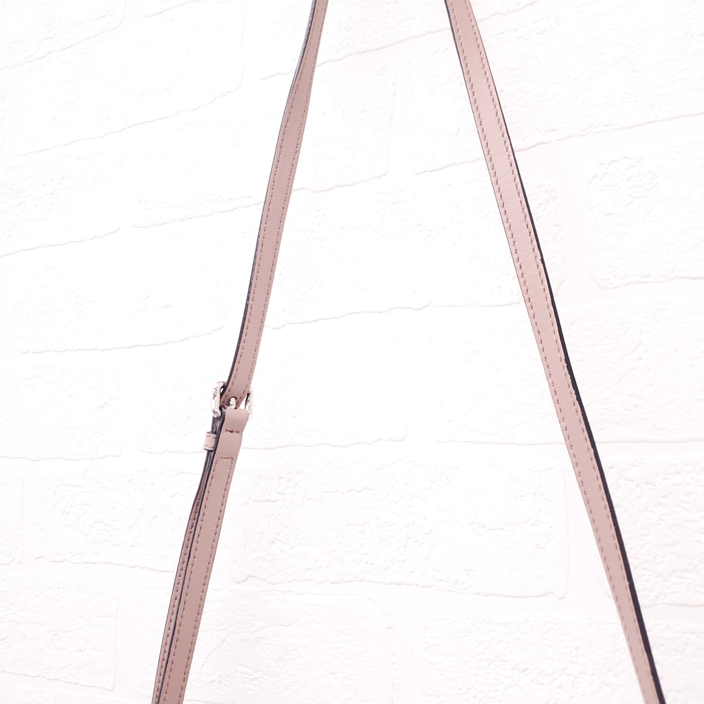 MIU MIU LOGO LEATHER CROSSBODY SATCHEL