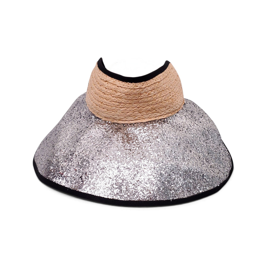 MIU MIU SPARKLE VISOR - SIZE M