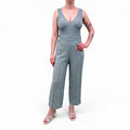 M MISSONI TURQUOISE KNIT JUMPSUIT - SIZE 46