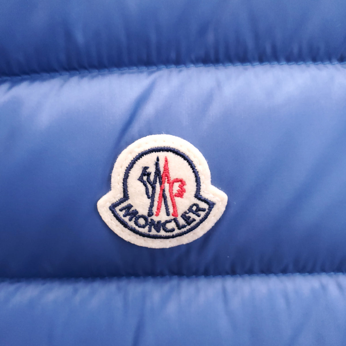 MONCLER BLUE VEST - SIZE 14A