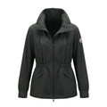 MONCLER DARK GREEN WINDBREAKER WITH LOGO - SIZE 3